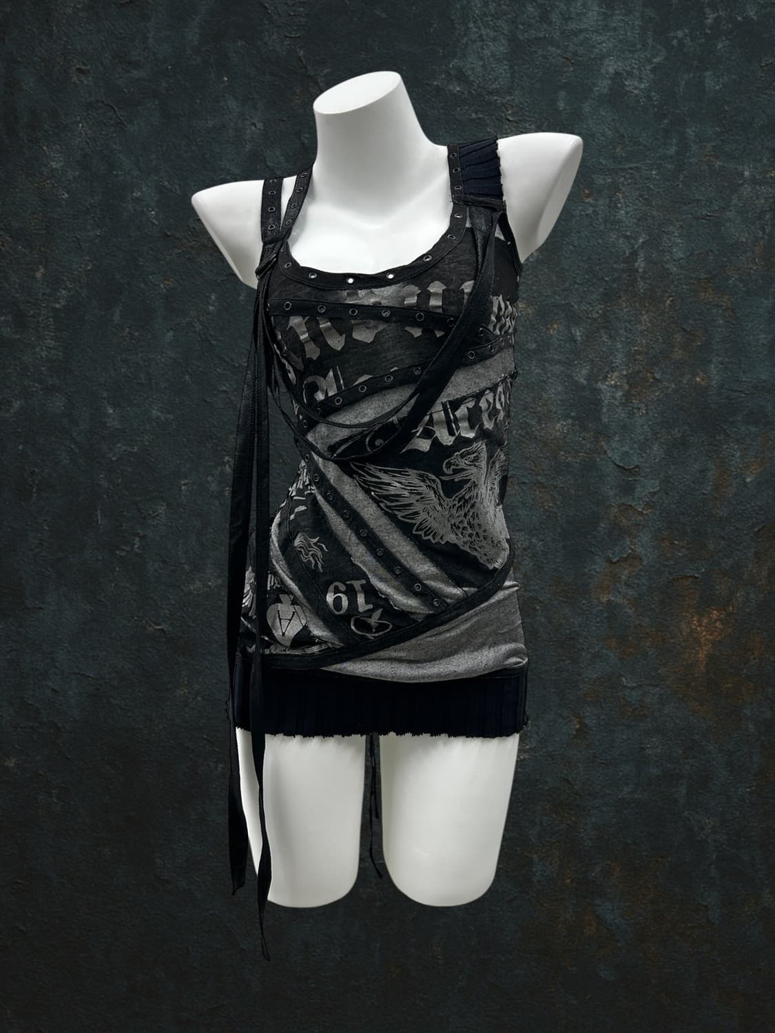 eyelet string one-piece 상품이미지2