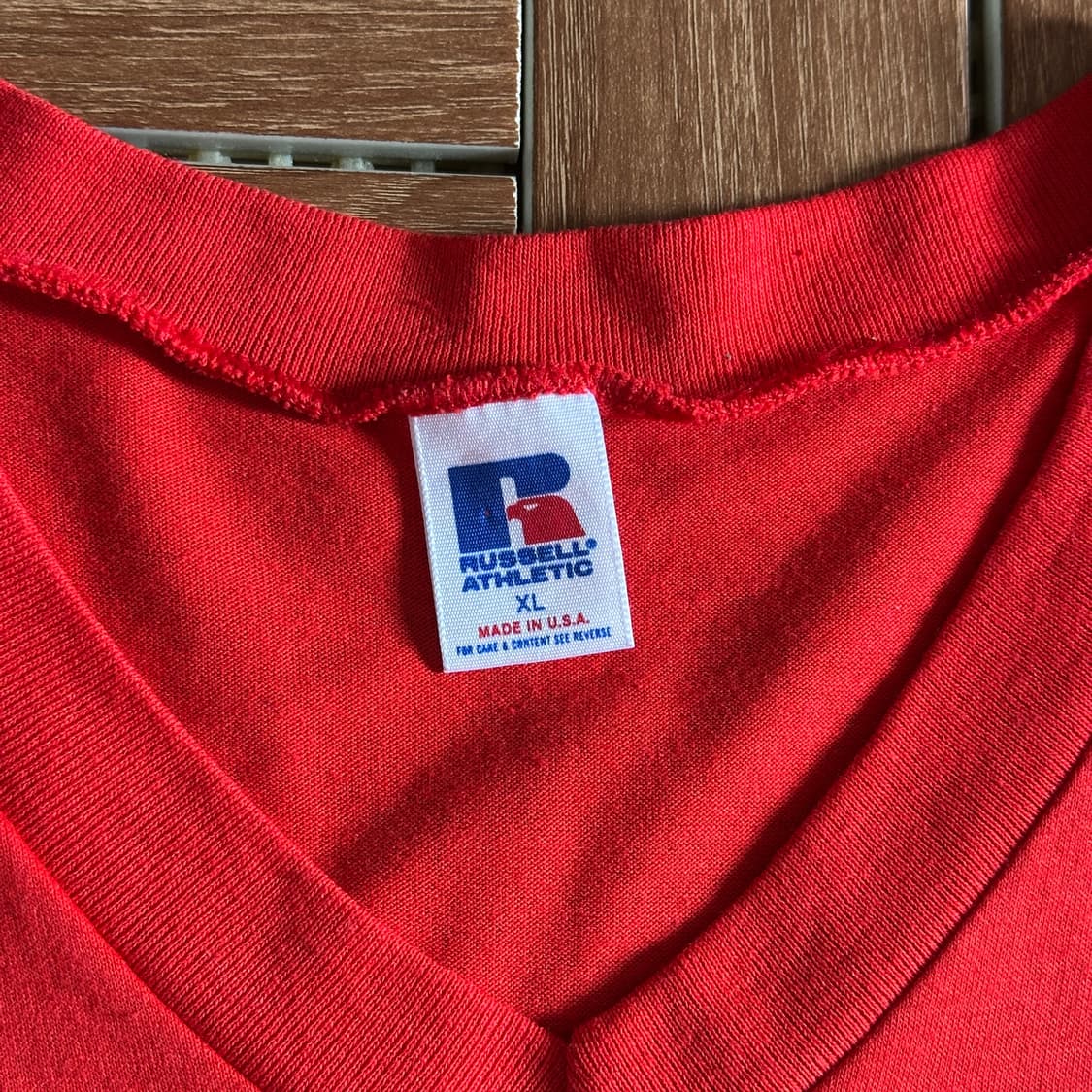 90‘s Russel Athletic usa v-neck 1/2 tee 상품이미지9