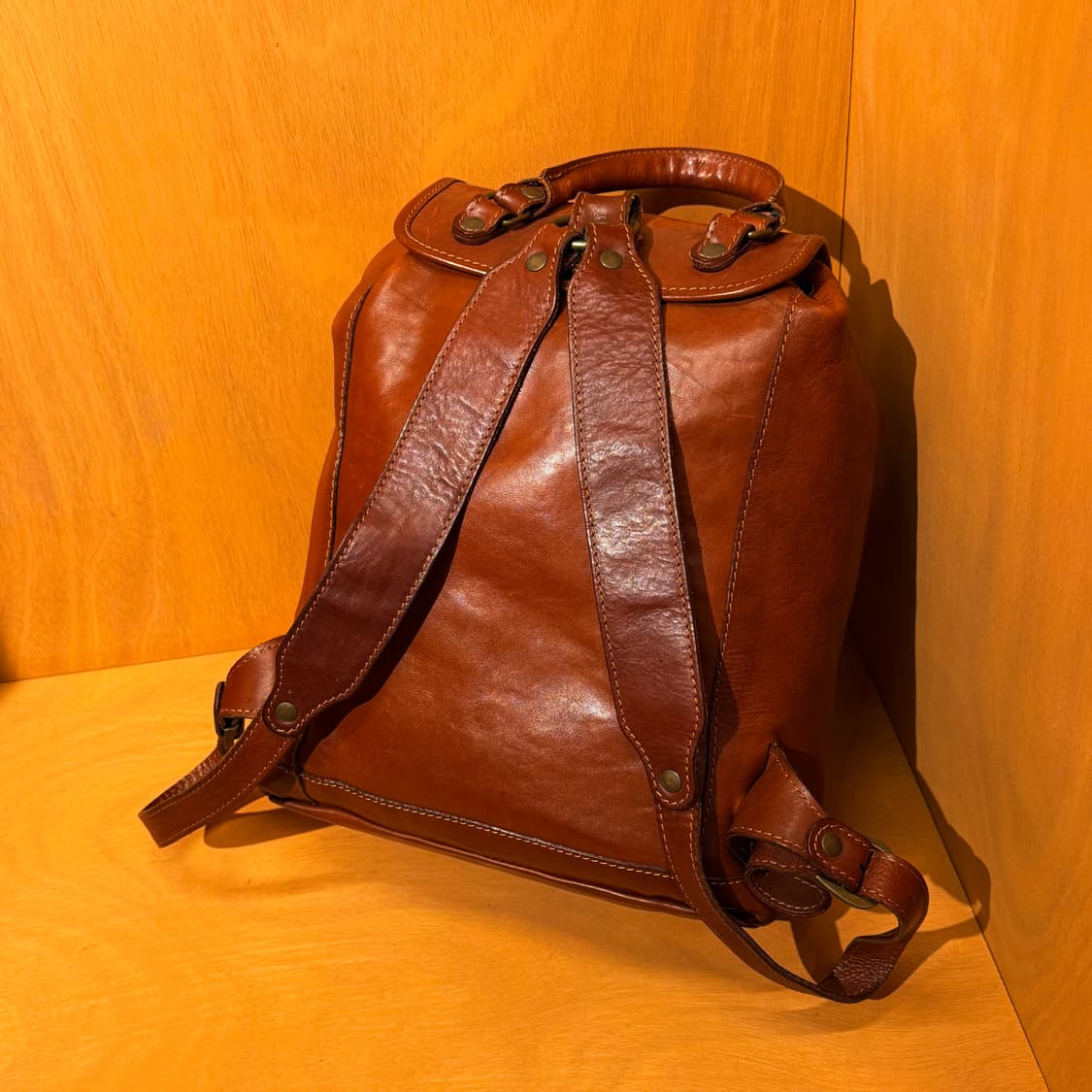 아이메디치 피렌체 베지터블 소가죽 럭색 아미백 백팩 상품이미지7