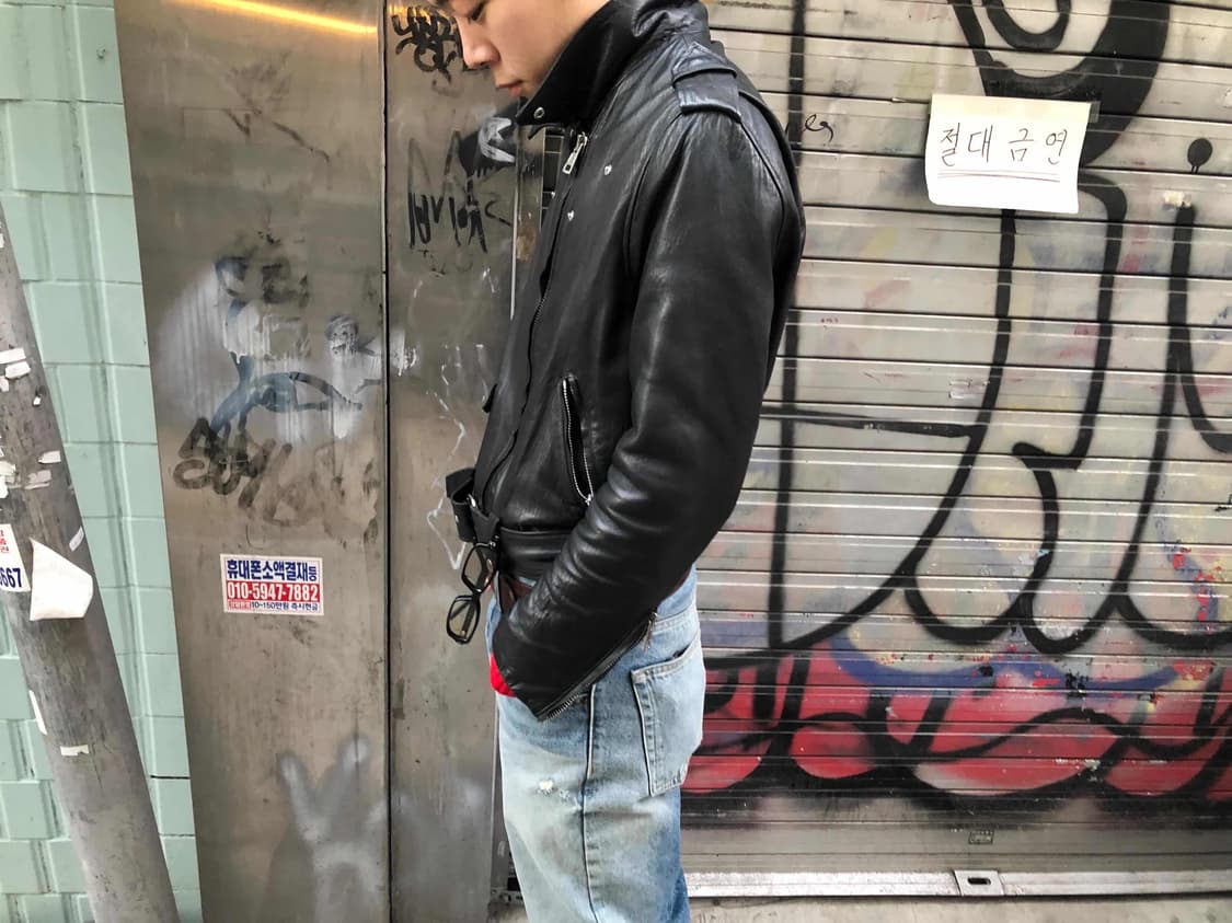 13ss Mape 램스킨 더블라이더 자켓 상품이미지7