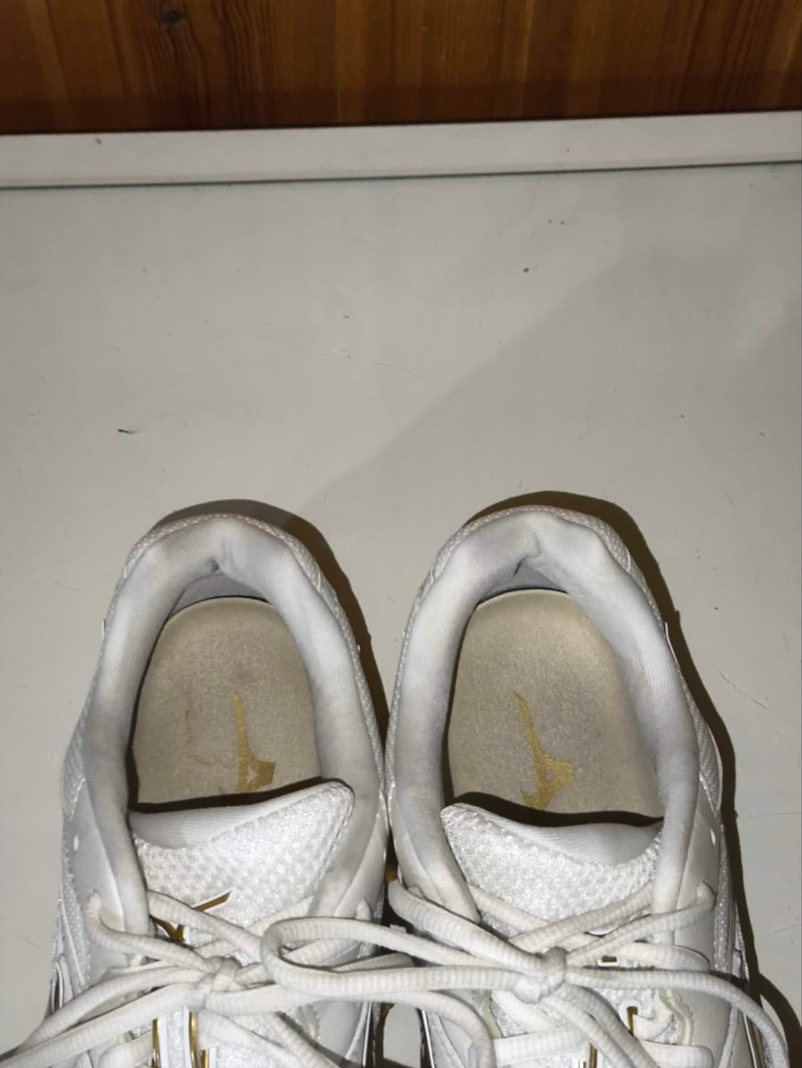 260mm 미즈노 웨이브팡 프로 화이트골드 배드민턴화 상품이미지6