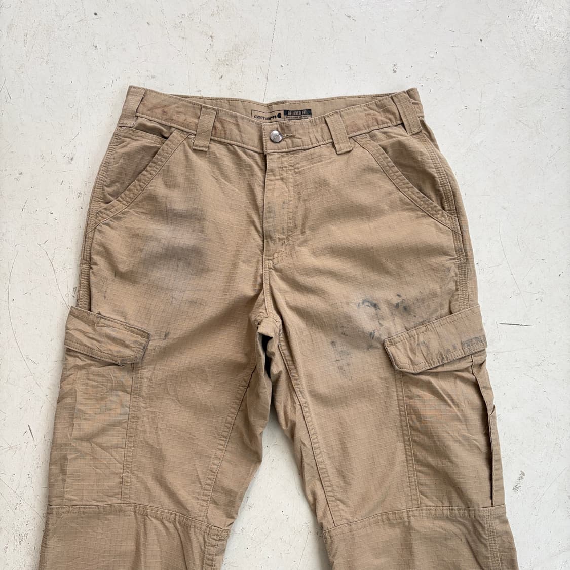 칼하트 빈티지 카고 워크 팬츠 32x32 상품이미지2