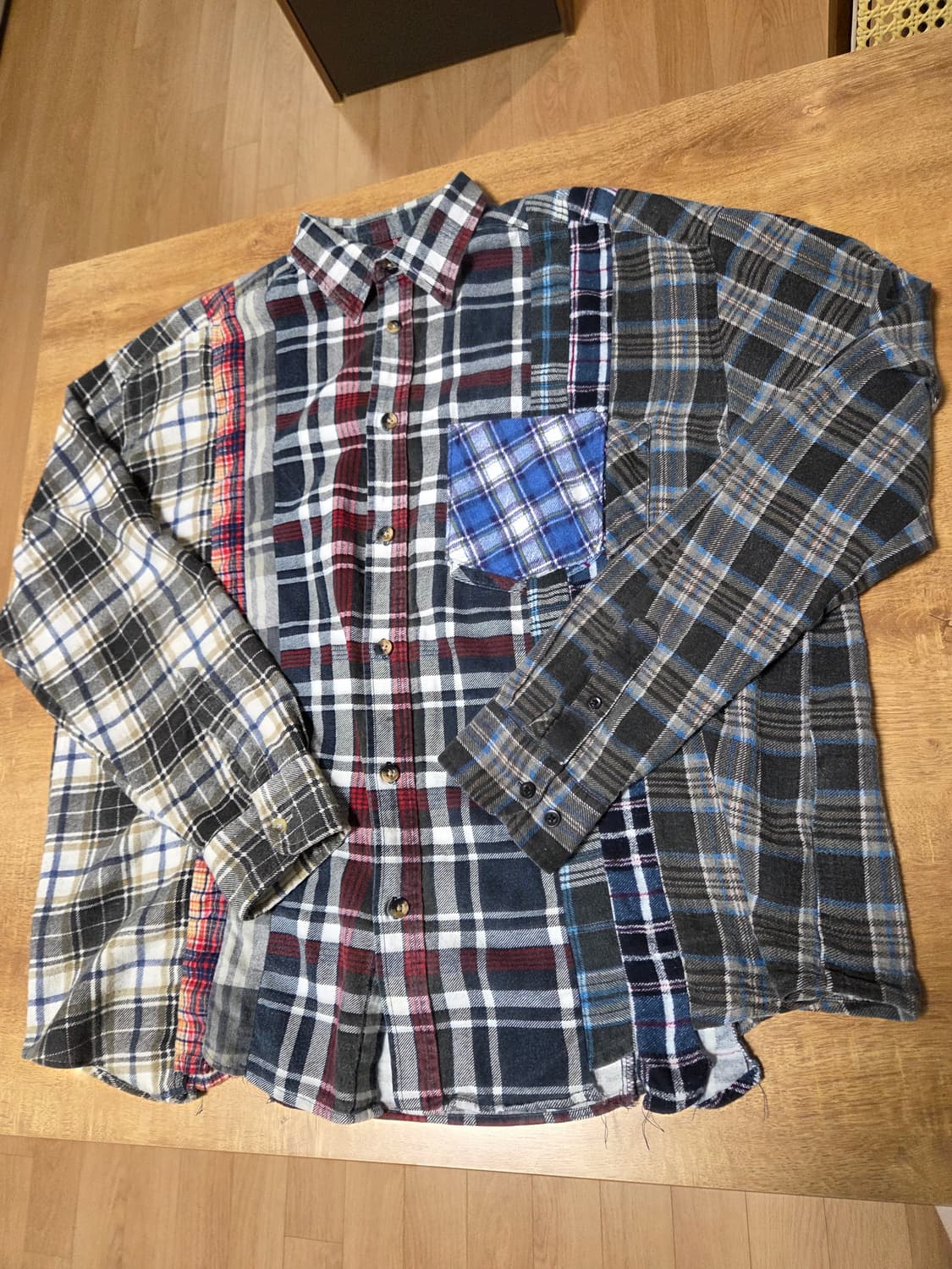 리빌드 바이 니들스 7컷 셔츠 XL 상품이미지1