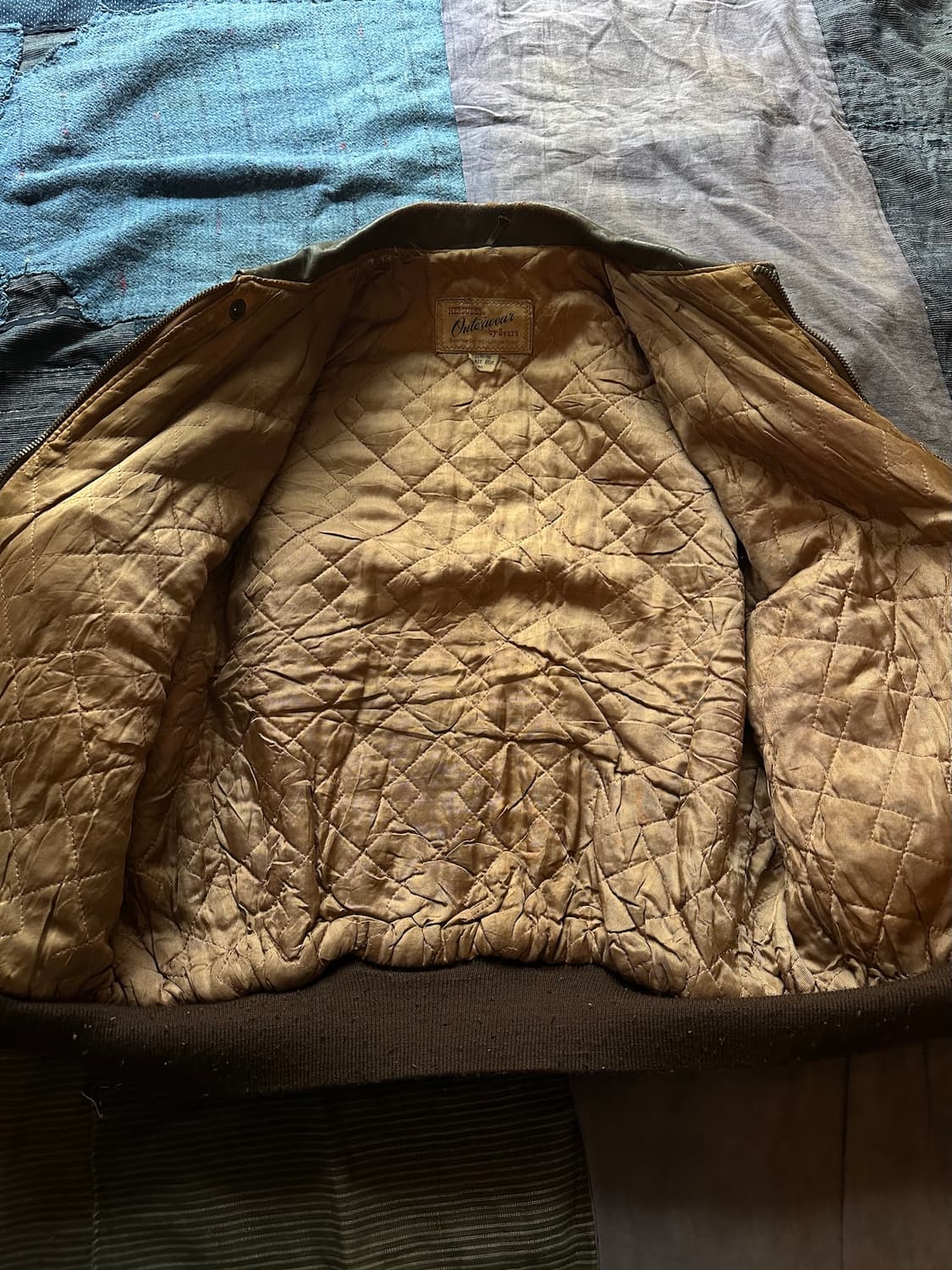 50s HERCULES USA 빈티지 허큘리스 말가죽 A-2 레더 자켓 상품이미지8