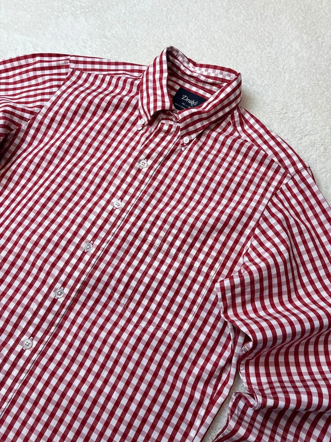 드레익스 잉글랜드 깅엄 체크 셔츠 PN5809 상품이미지2