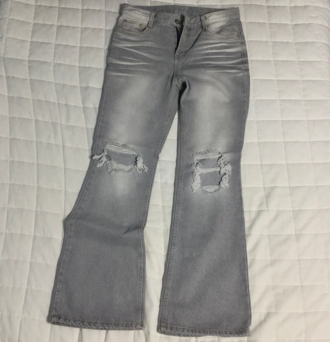vintage bootscut washing denim grey 상품이미지1