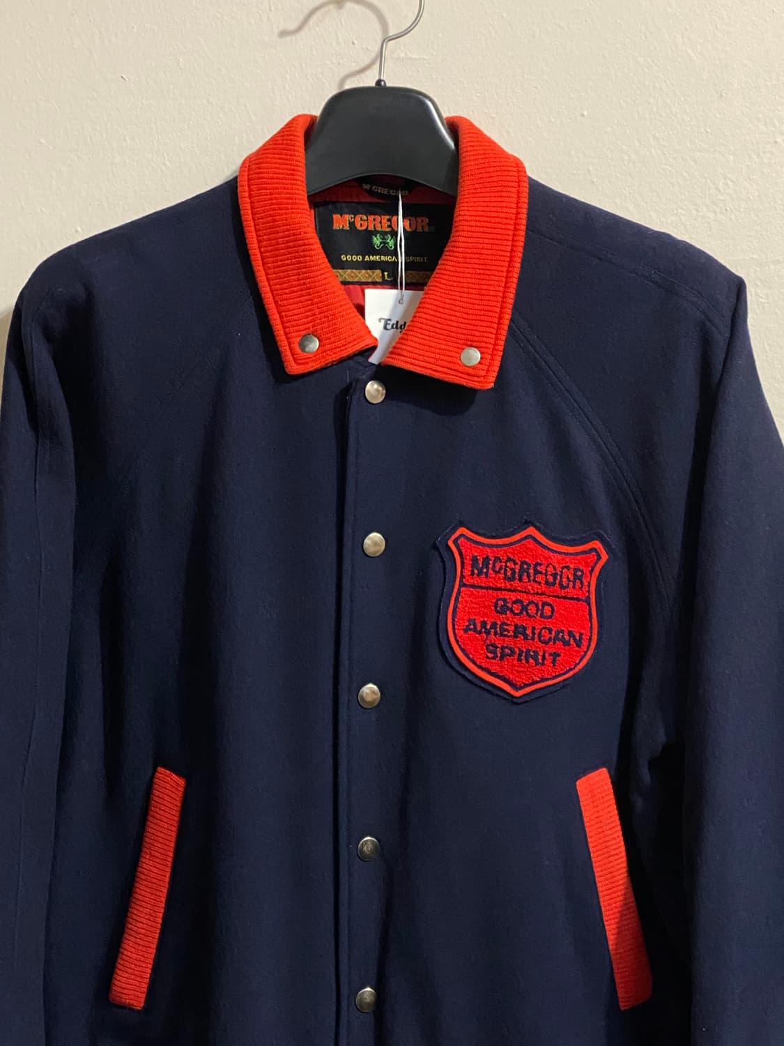 맥그리거 네이비 울 바시티 자켓 상품이미지3