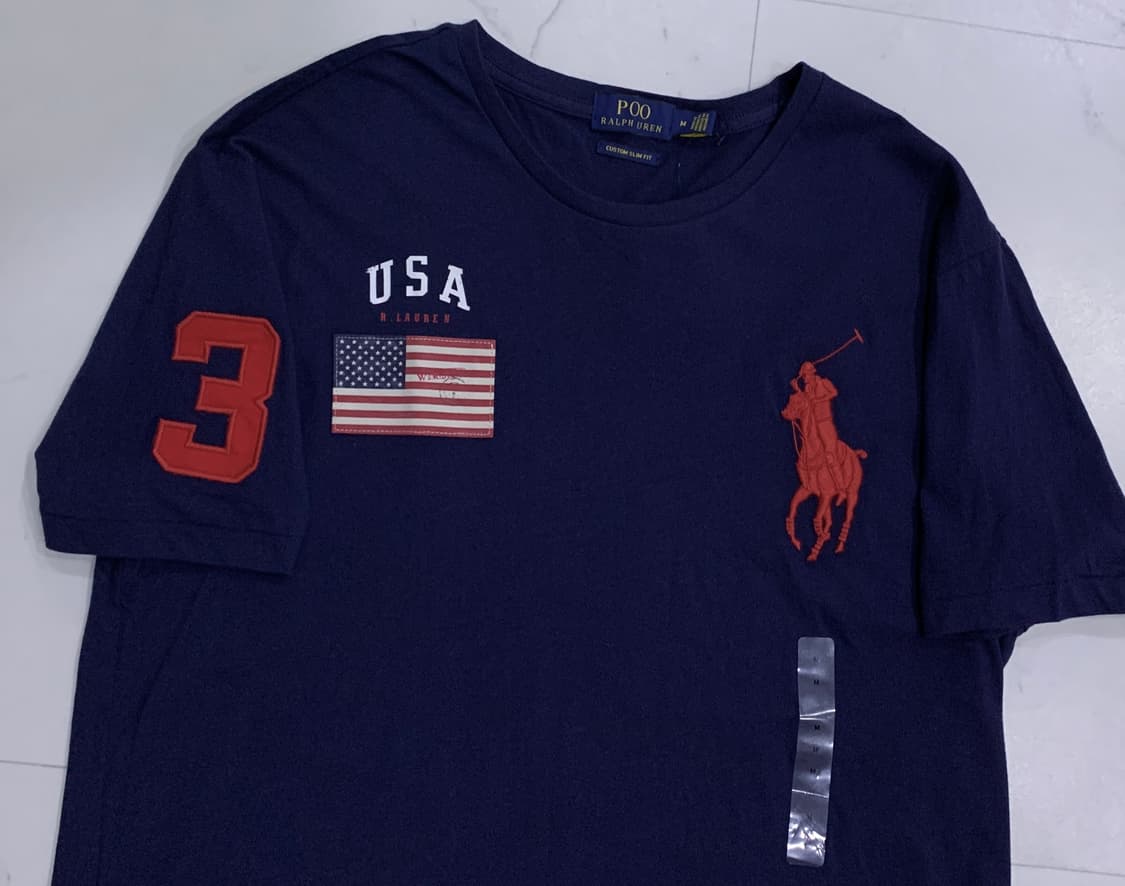 (새상품) 폴로 빅포니 성조기 티셔츠 상품이미지1