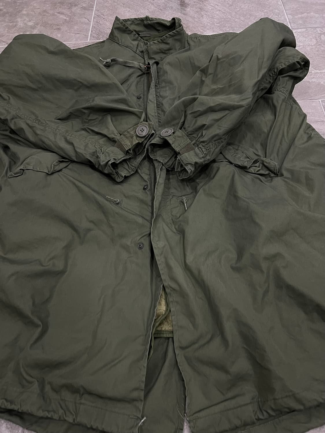(XL) M65 피쉬테일 오리지널 개파카 상품이미지8