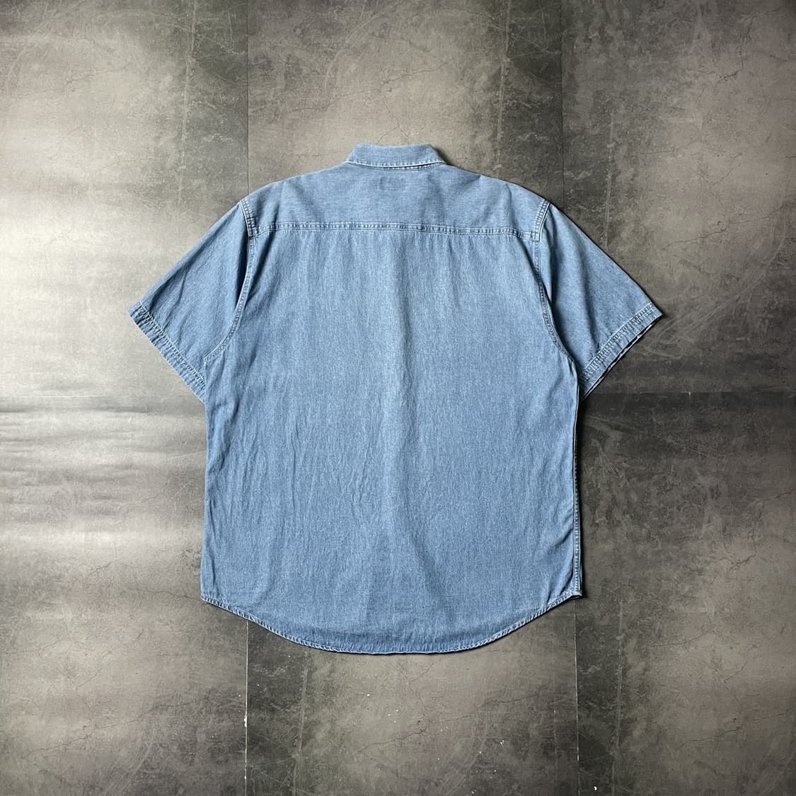 JOES 빈티지 다운버튼 코튼 데님 반팔 셔츠 A00768 상품이미지7