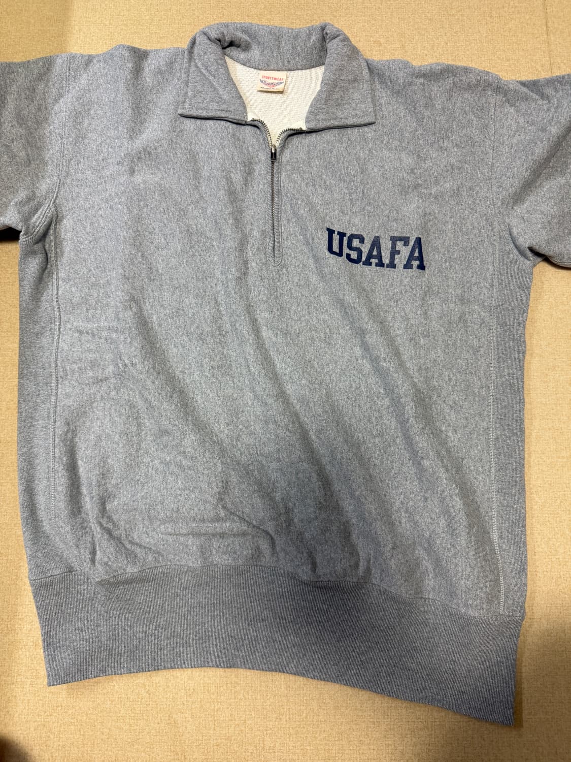 브론슨 논스탁 USAFA 하프집업 스웻셔츠, 2XL 상품이미지1