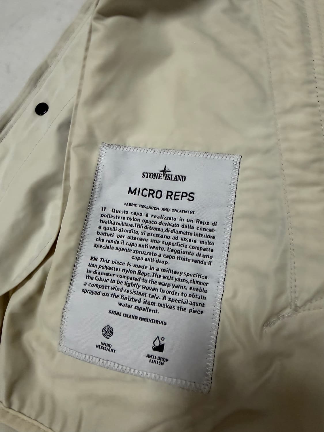 스톤아일랜드 마이크로랩스 롱자켓(코트) 105 상품이미지3