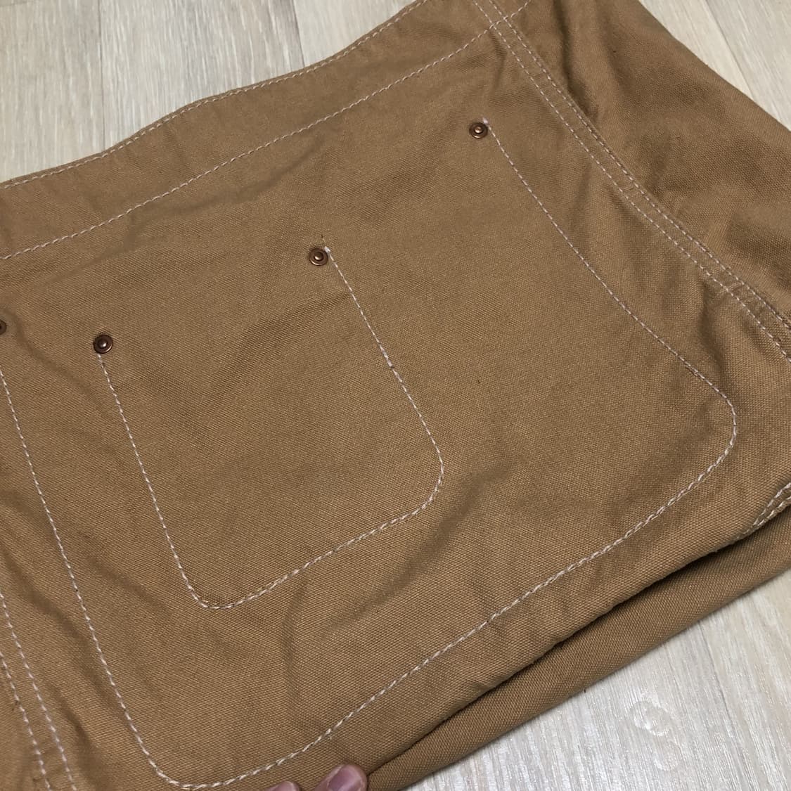 (ONE SIZE) 칼하트 Carhartt 리워크 캔버스 크로스백 카멜 상품이미지7