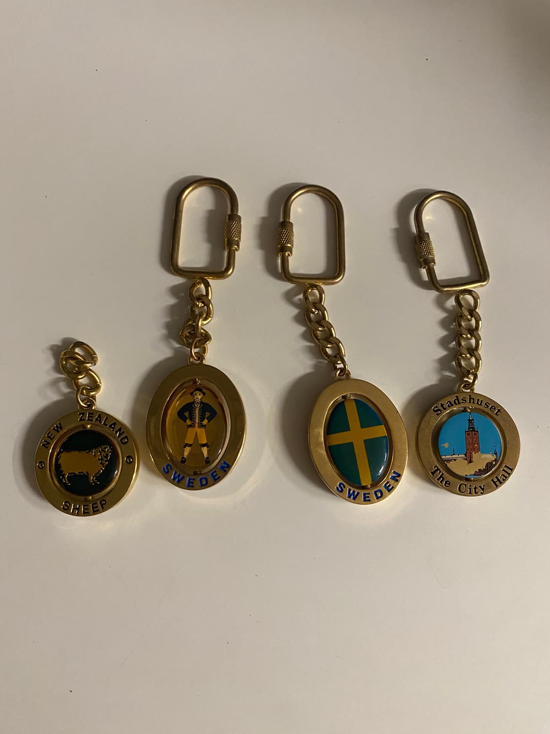 스웨덴 뉴질랜드 키링 상품이미지1