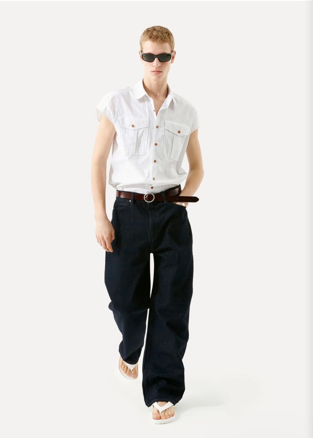 라벨아카이브 Auden volume jeans indigo 상품이미지3