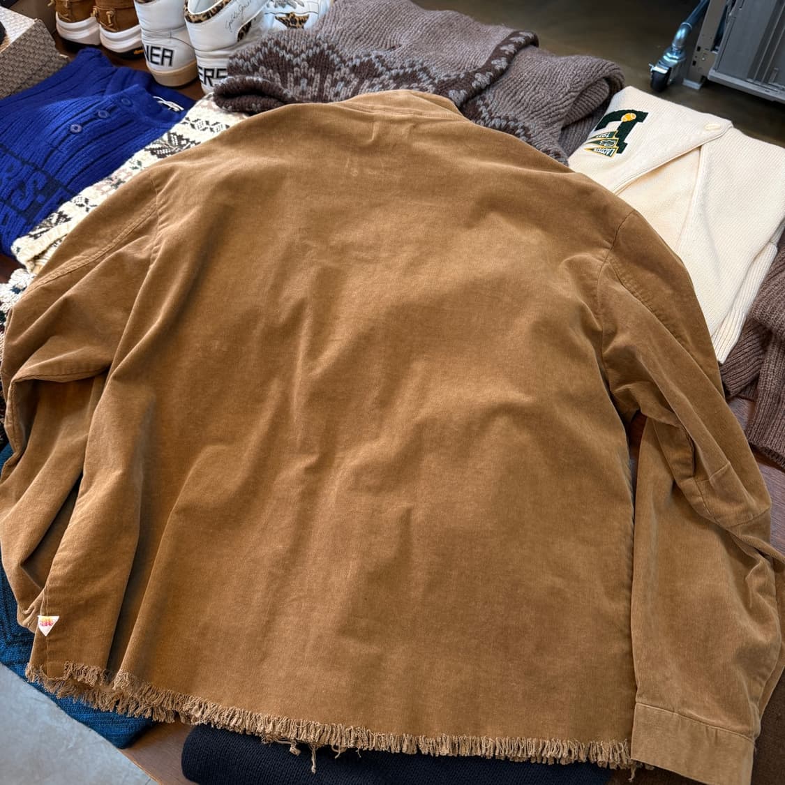 MELPLE 캘리포니아 리그 코듀로이 봄버 A2 포켓 디테일 자켓 상품이미지7