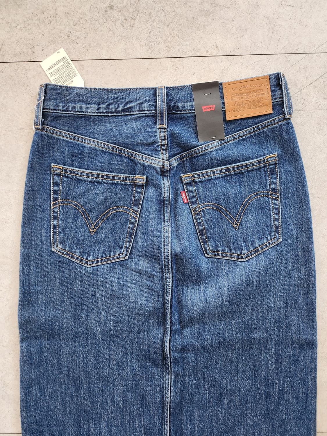 리바이스 데님 롱 스커트 상품이미지4