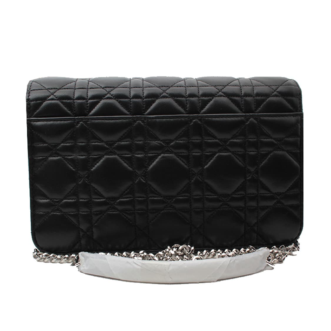 디올 블랙 램스킨 까나쥬 은장 미니 크로스백 상품이미지3