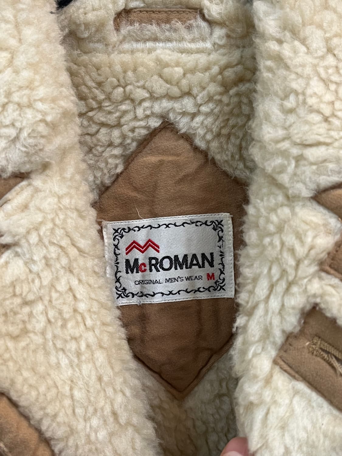 Mc ROMAN 세르파 몰스킨 버튼 코트 M 상품이미지2