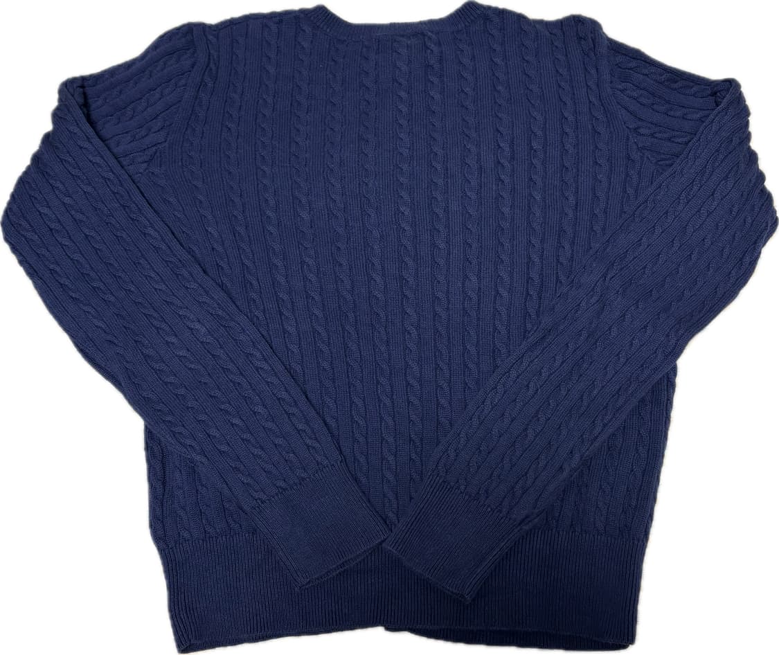 Polo Ralph Lauren 자수 미니케이블 가디건 네이비 L 상품이미지2