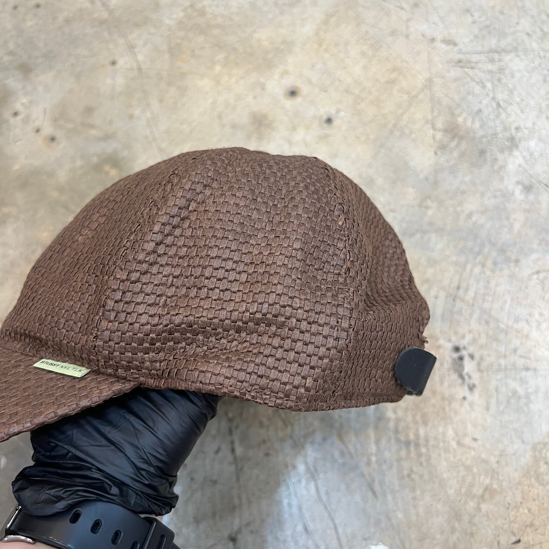 90s stussy straw mesh cap 상품이미지4