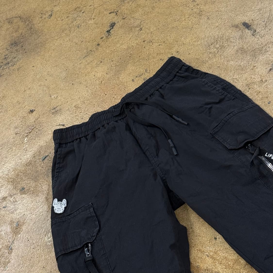 [정품/M] 라이프워크 블랙 카고 조거팬츠 b10 상품이미지1