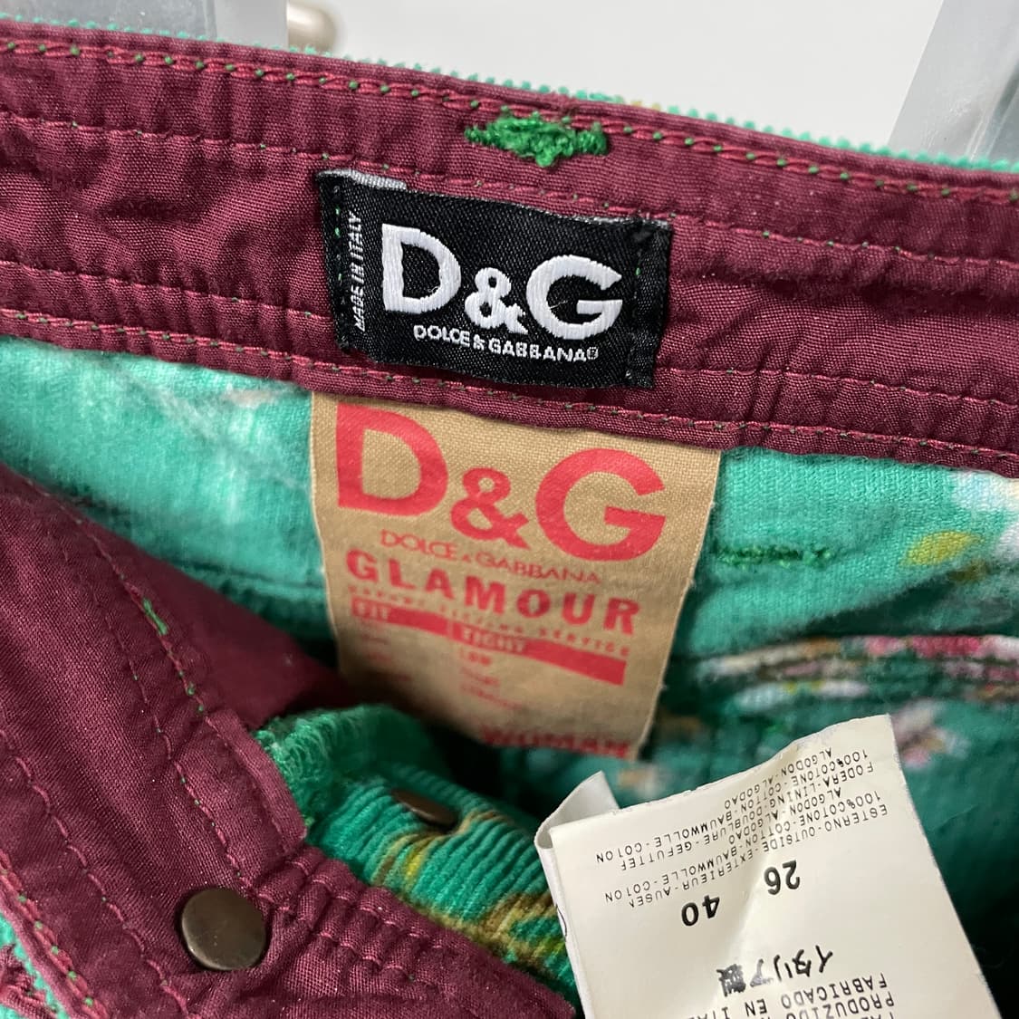 돌체앤가바나 코듀로이 7부 팬츠 26(W) 상품이미지8