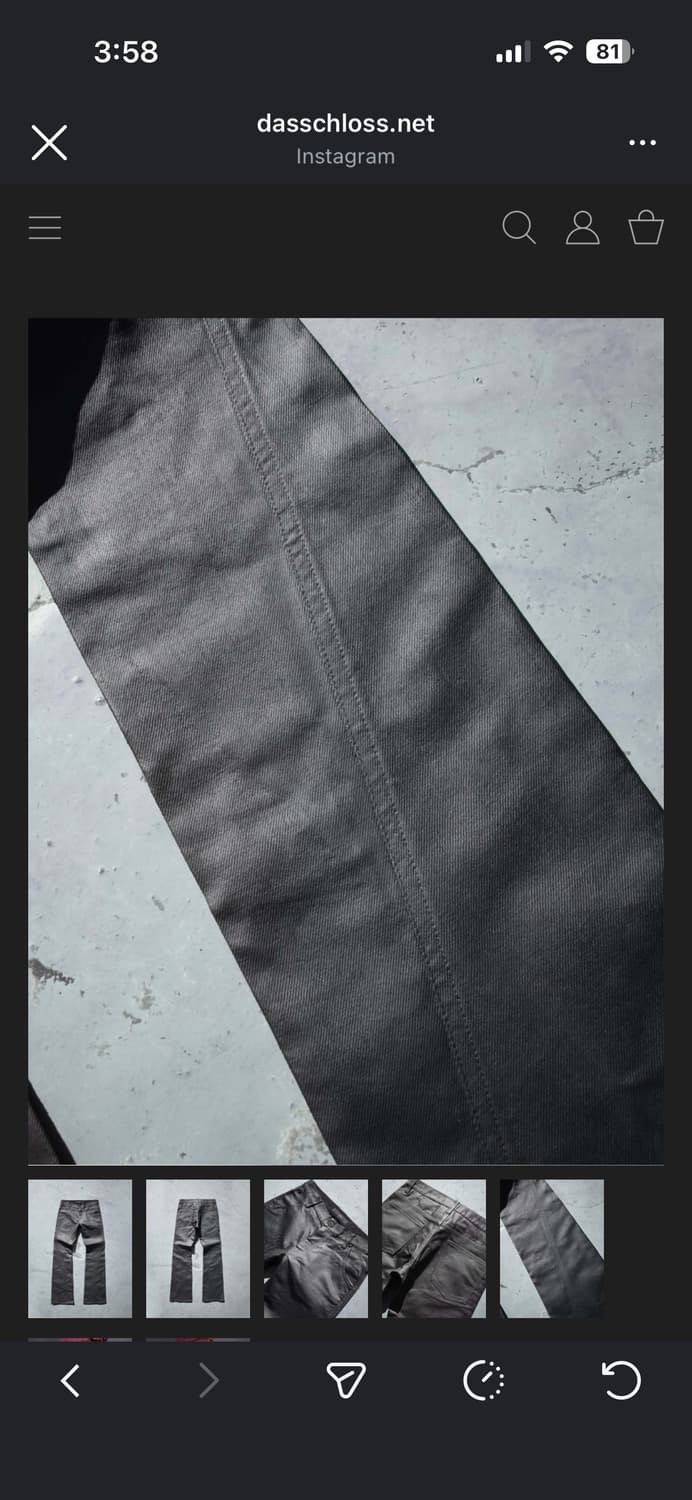 dasschloss(0030) Curved seam pants 상품이미지5