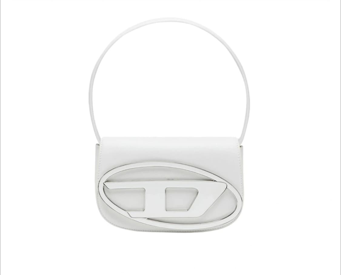 디젤 화이트 나파 레더 숄더백 상품이미지1