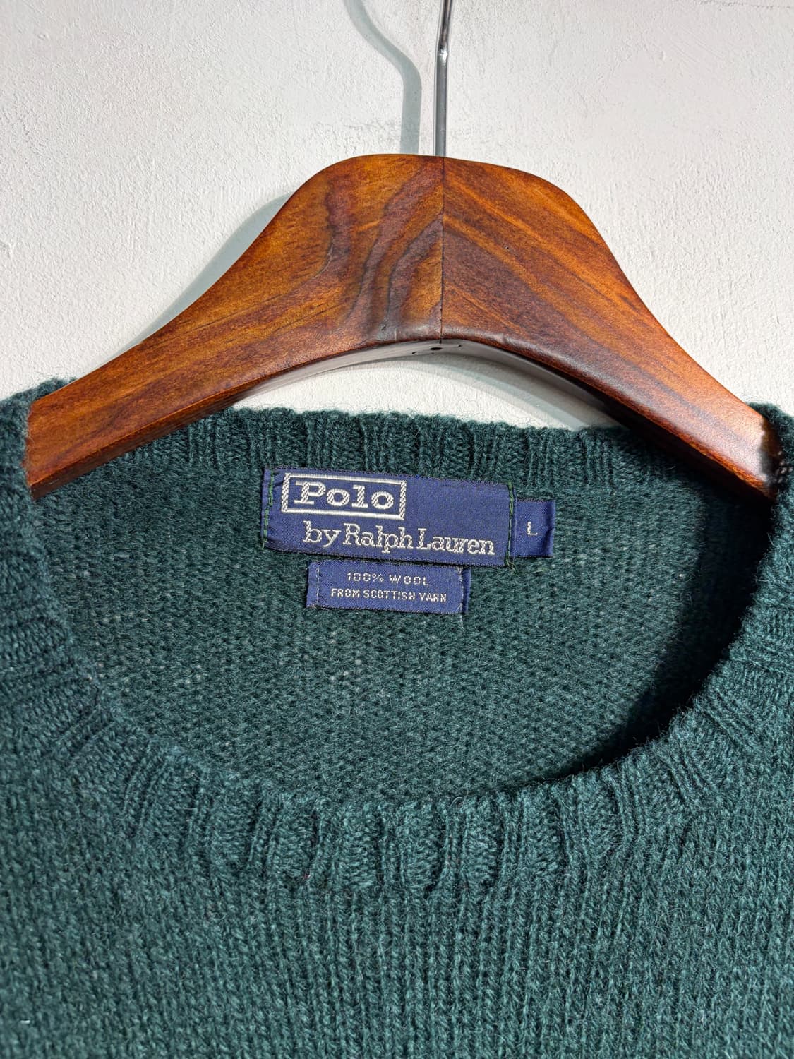 Polo 폴로 랄프로렌  wool 100% 니트XL 상품이미지6