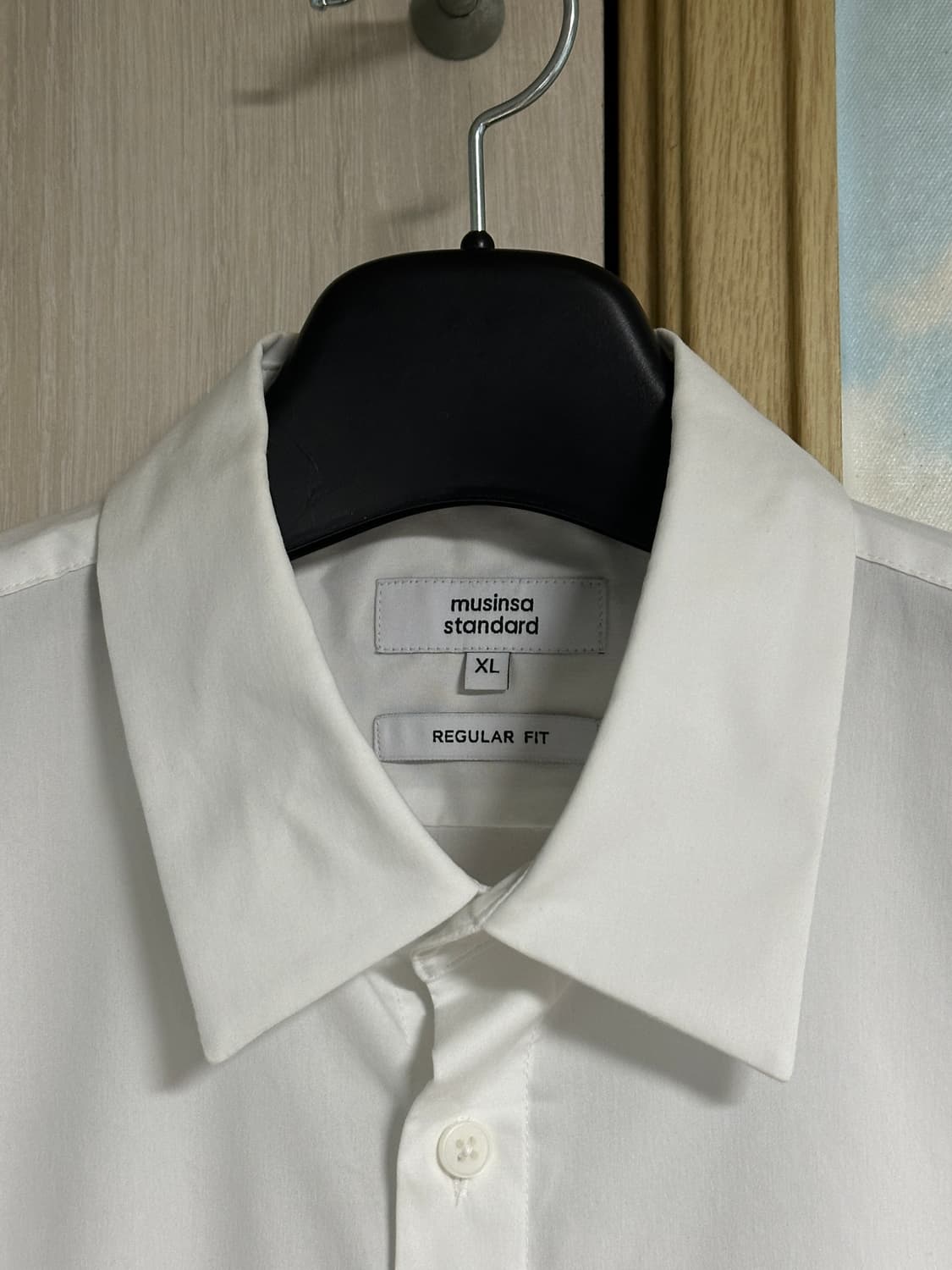 (XL) 무탠다드 베이식 드레스 셔츠 [화이트] 상품이미지3