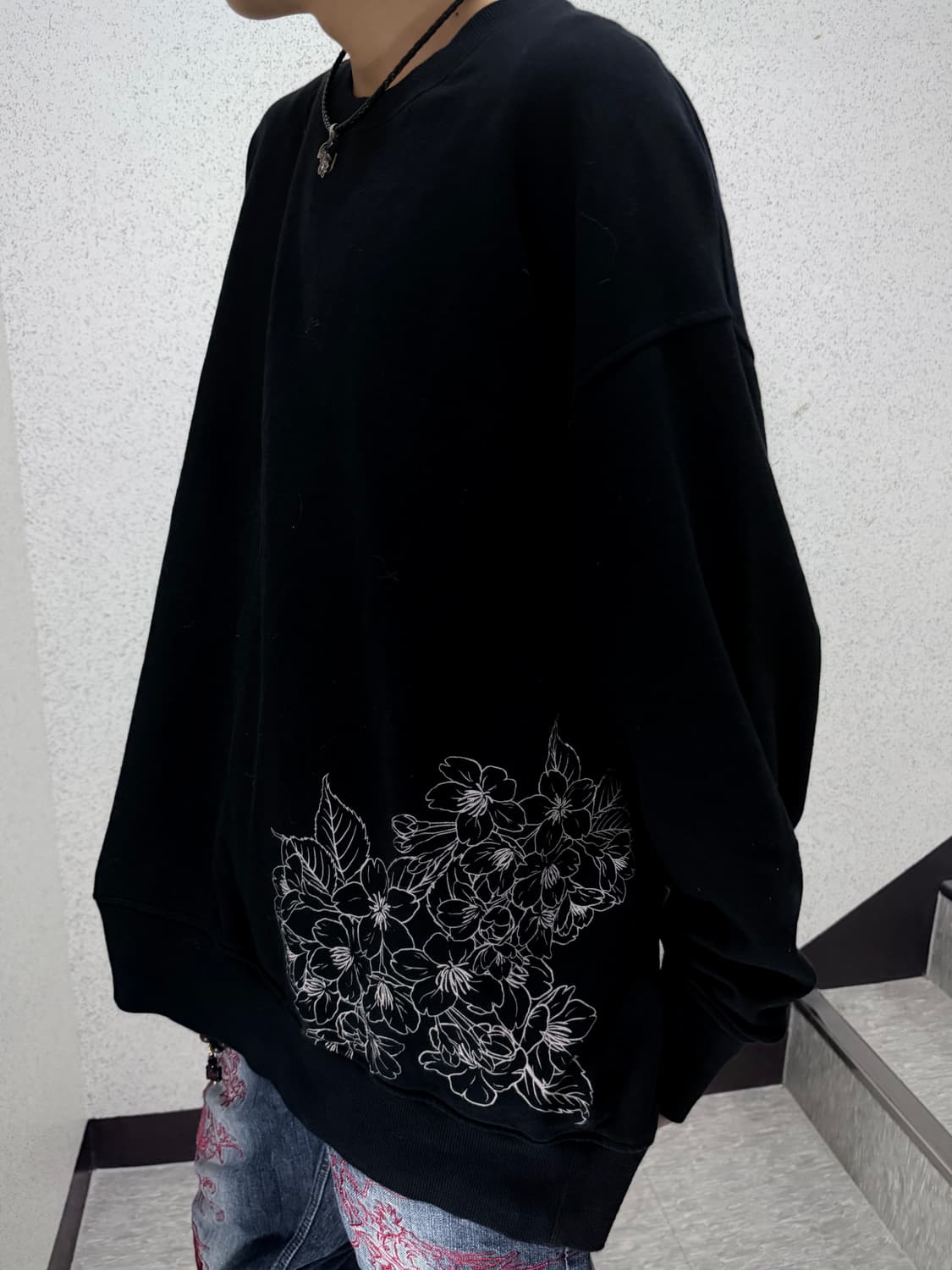 카라쿠리타마시 오리엔탈 드래곤 맨투맨 6L 상품이미지2