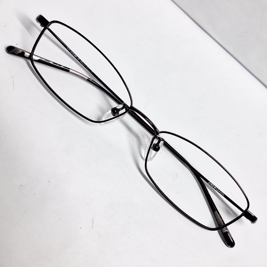 진스 클래식 CTF-13-038A 블랙 초경량 슬림 메탈 안경테 일본수입 상품이미지1
