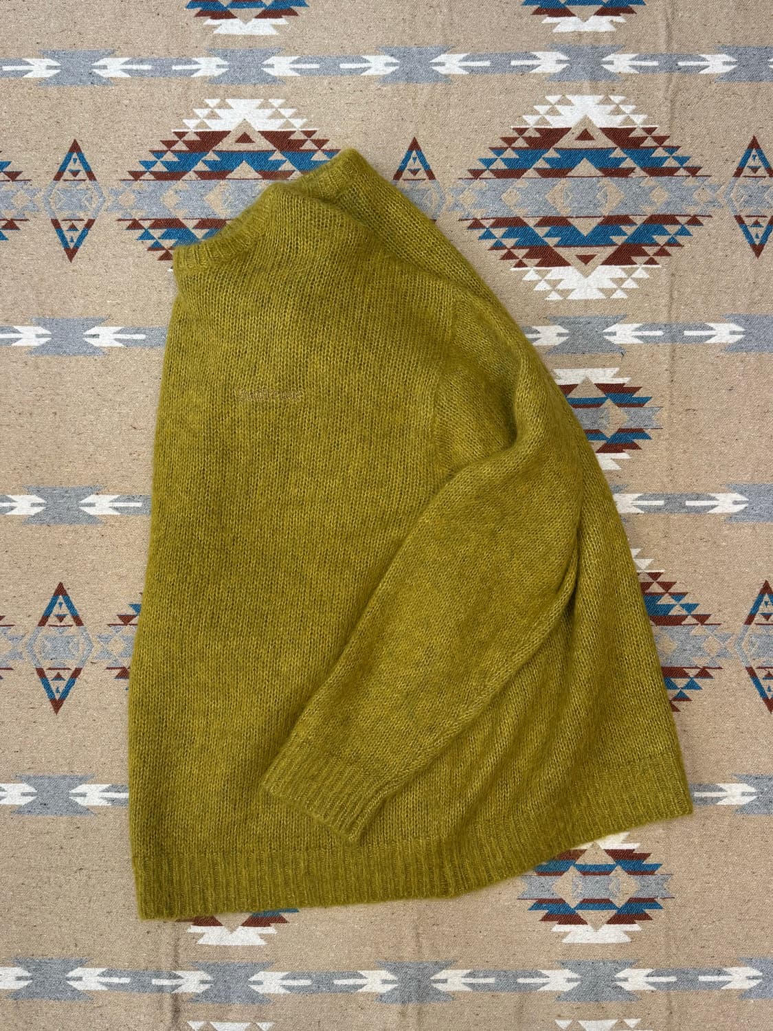 [L] 슈프림 모헤어 스웨터 에시드 그린 - 22FW 상품이미지7