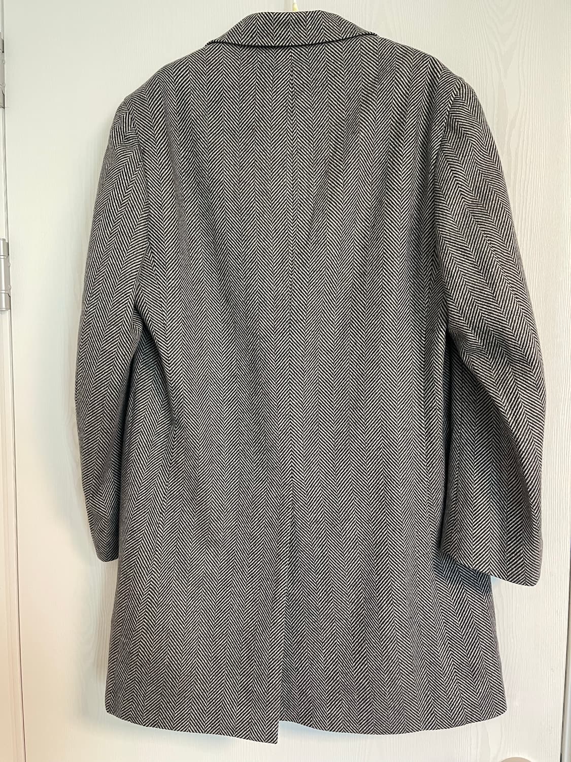 톰볼리니(Tombolini) 남성 헤링본 울,캐시미어 코트 48(100) 상품이미지4