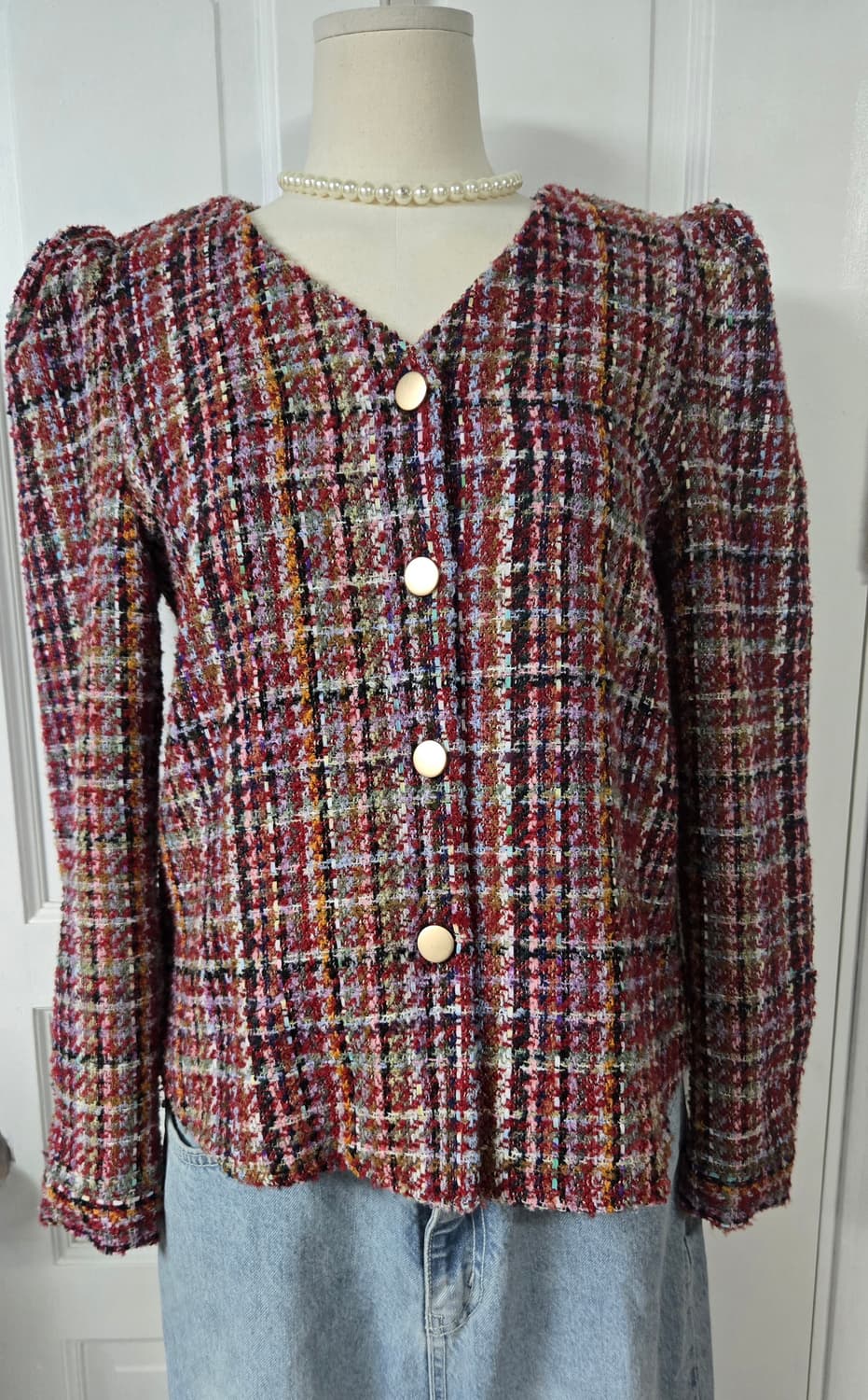 얀13 트위드자켓 상품이미지3