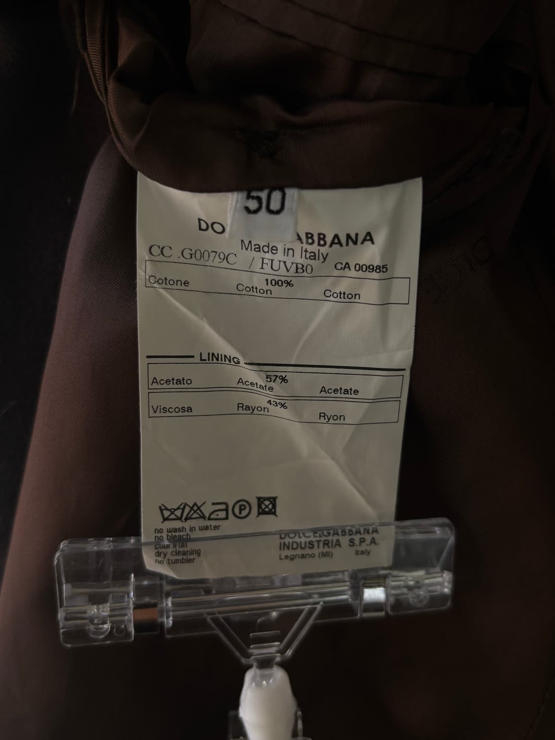 돌체앤가바나 벨벳 테일러드 코트 상품이미지10