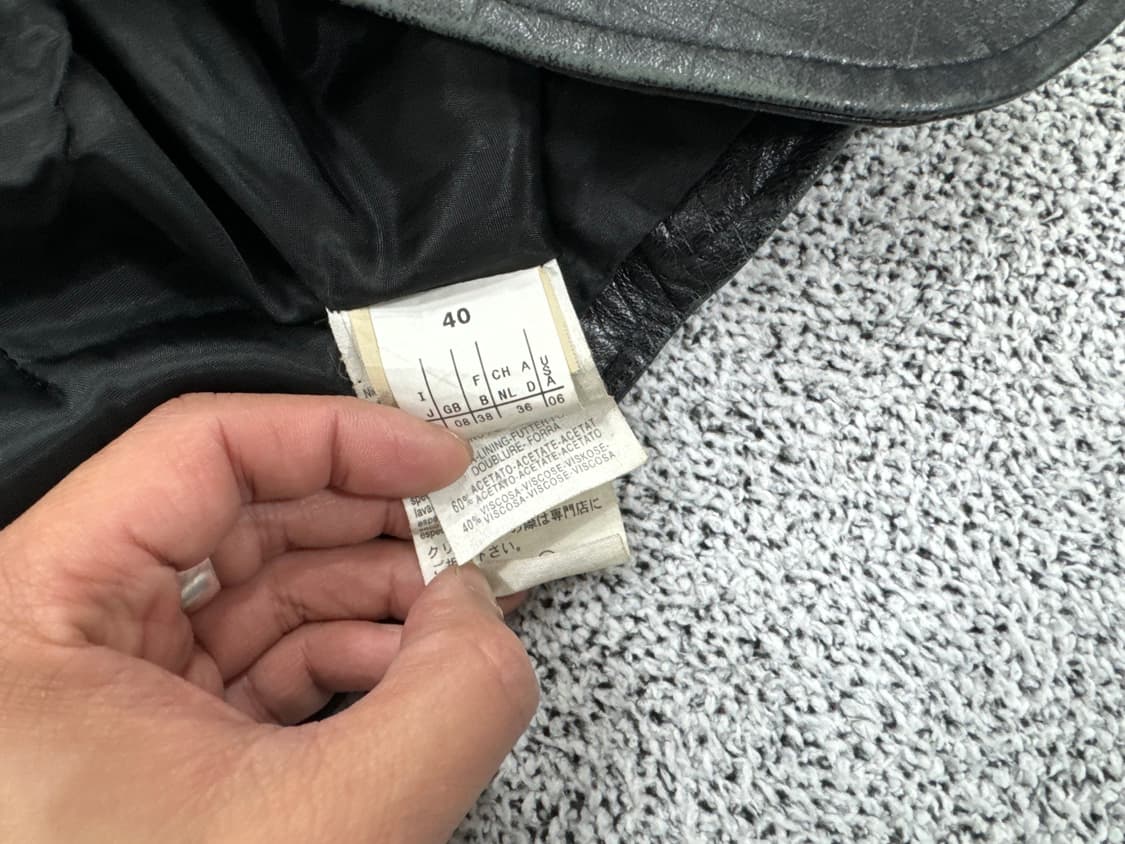 막스마라 막스엔코 3버튼 양가죽 자켓 상품이미지5