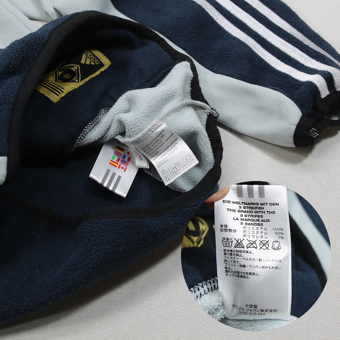 (착용컷) 아디다스 하프 집업 플리스 (남성용 95-98) 상품이미지7