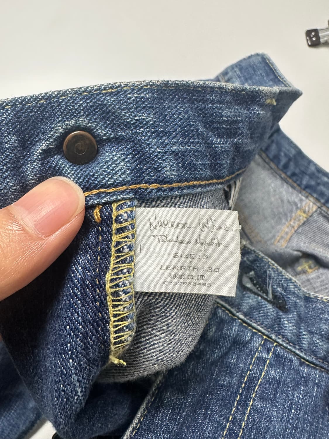 넘버나인 03aw 커트코베인 패치진 상품이미지5