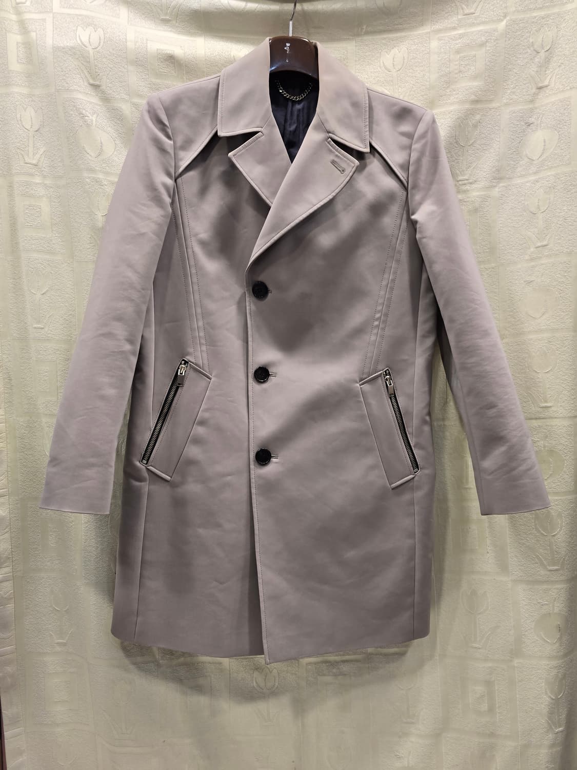 한섬 시스템 베이지색 남성 코트 95~100 상품이미지1