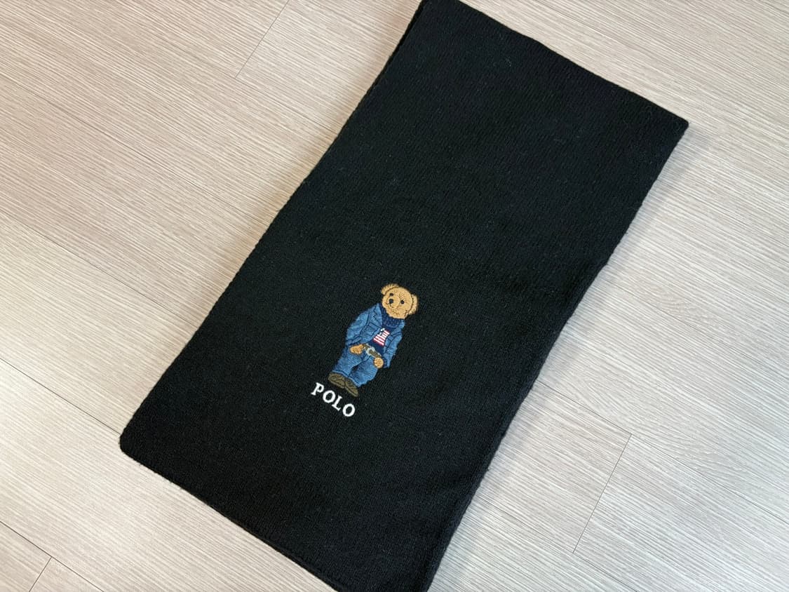 폴로 베어 머플러 목돌이 곰돌이 상품이미지1