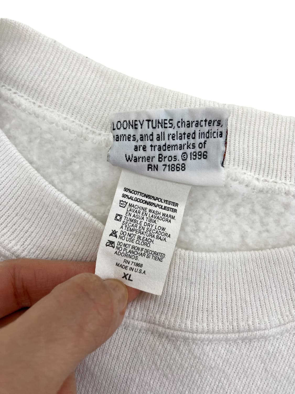 90's 루니튠즈 테즈 스웻셔츠 상품이미지8