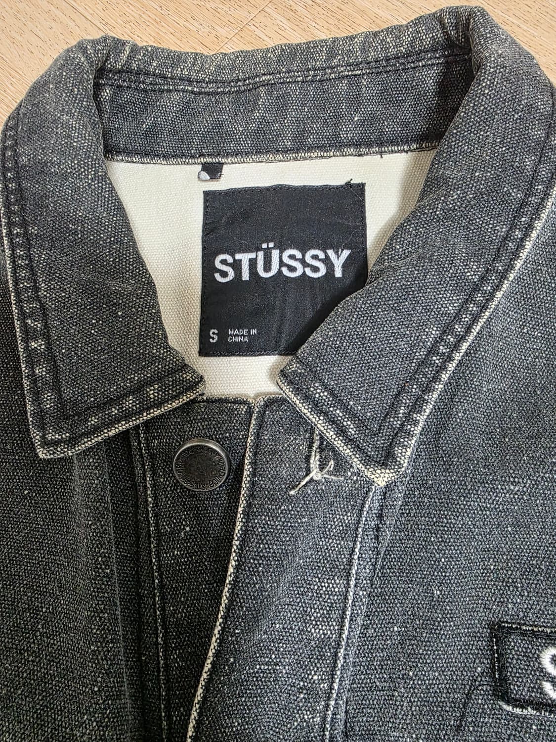 스투시 후면프린팅 트러커 자켓 S 상품이미지5