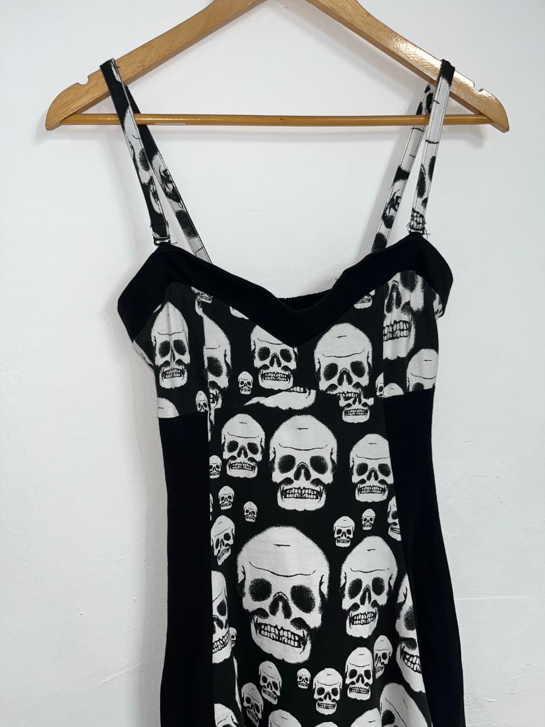 스컬 프린팅 펑크 원피스 상품이미지6