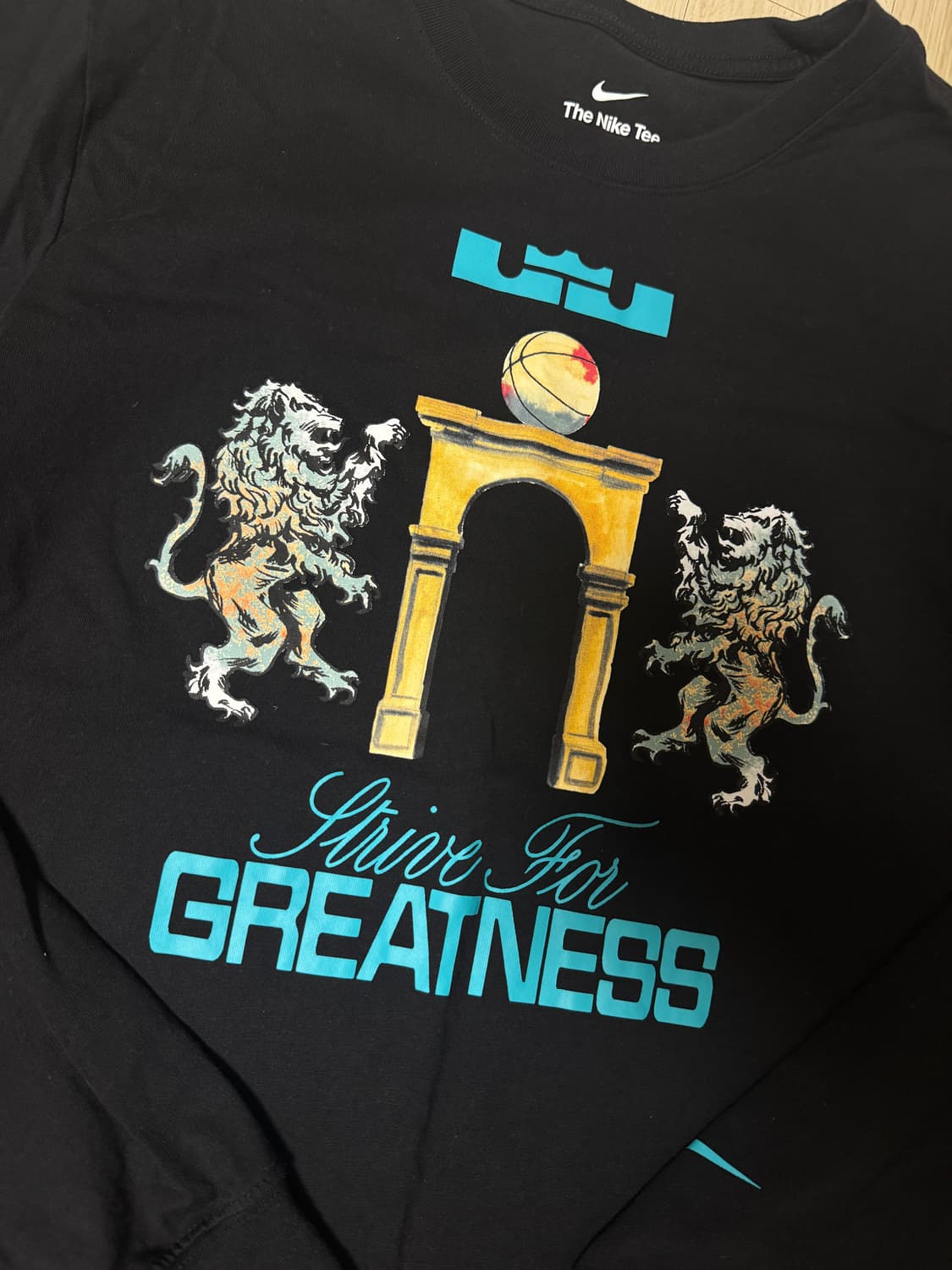 나이키 르브론 제임스 strive for greatness 롱슬리브 상품이미지2