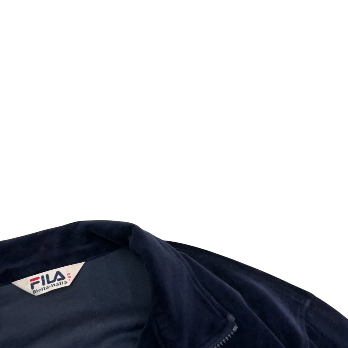 휠라 네이비 벨루어 져지 상품이미지3