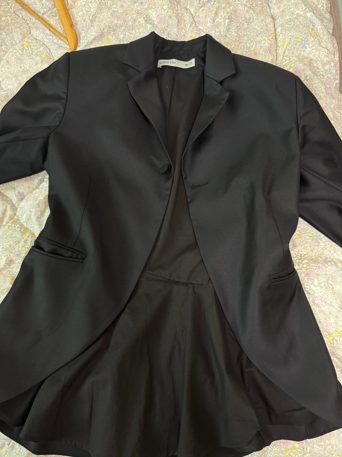 Aaron esh 아론애쉬 블랙 싱글버튼 블레이저 상품이미지5