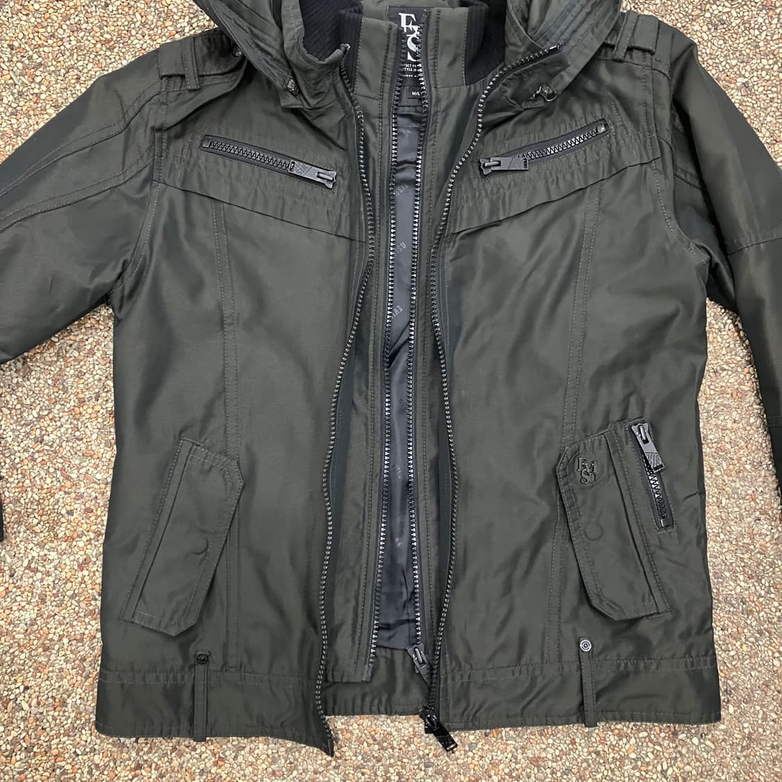 40 에비수 디테일 바이커 자켓 상품이미지5