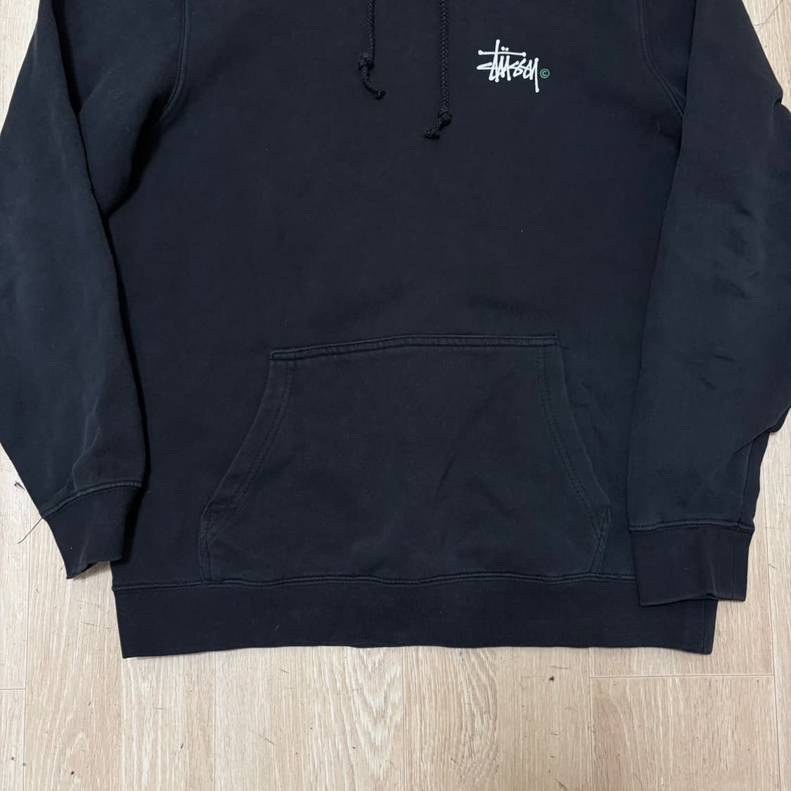 스투시 스탁 빅로고 후드티 M/95  상품이미지4